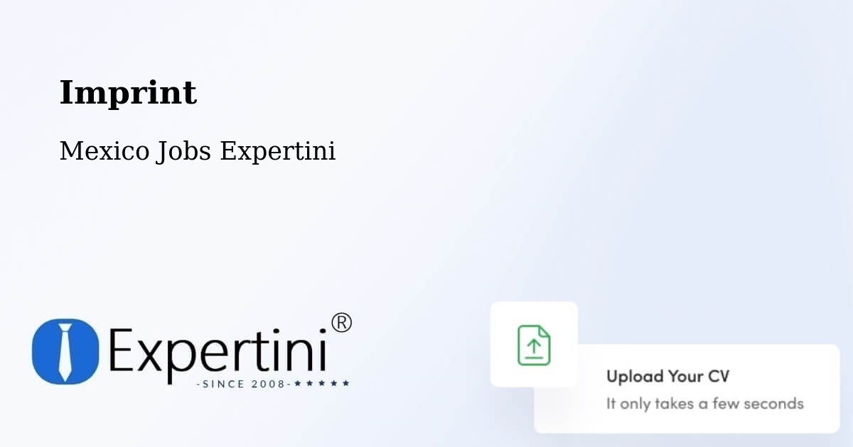 Imprint – Sinaloa - Mexico Jobs Expertini